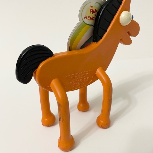 Gumby Pokey Bendable Rubber Dog Toy Multipet - Picture 15 of 16